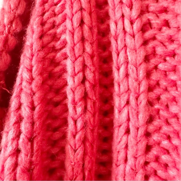 Free People Be There Coral Red Sweater - Picture 6 of 13